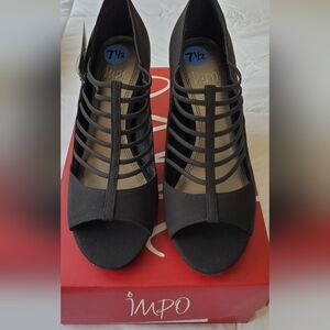 Impo Women's Black Strappy Heels